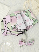 Háromszor összecsukható fekete gél napvédő automata tulipán nyúl esernyő UV védelem napernyő Kettős célú összecsukható esernyő