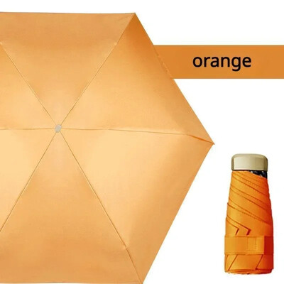 Anti UV Super Mini Pocket Compact Sun Umbrella Saliekams lietus vēja necaurlaidīgs ceļojumu mini lietussargs