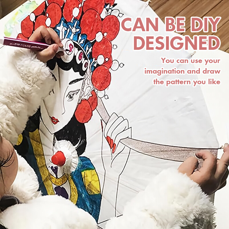 84/60 cm balto popieriaus skėtis nuo skėčio vestuvėms, vakarėliui palankūs bambuko skėčiai, skirti vestuvinio dušo centrui, nuotraukų rekvizitai