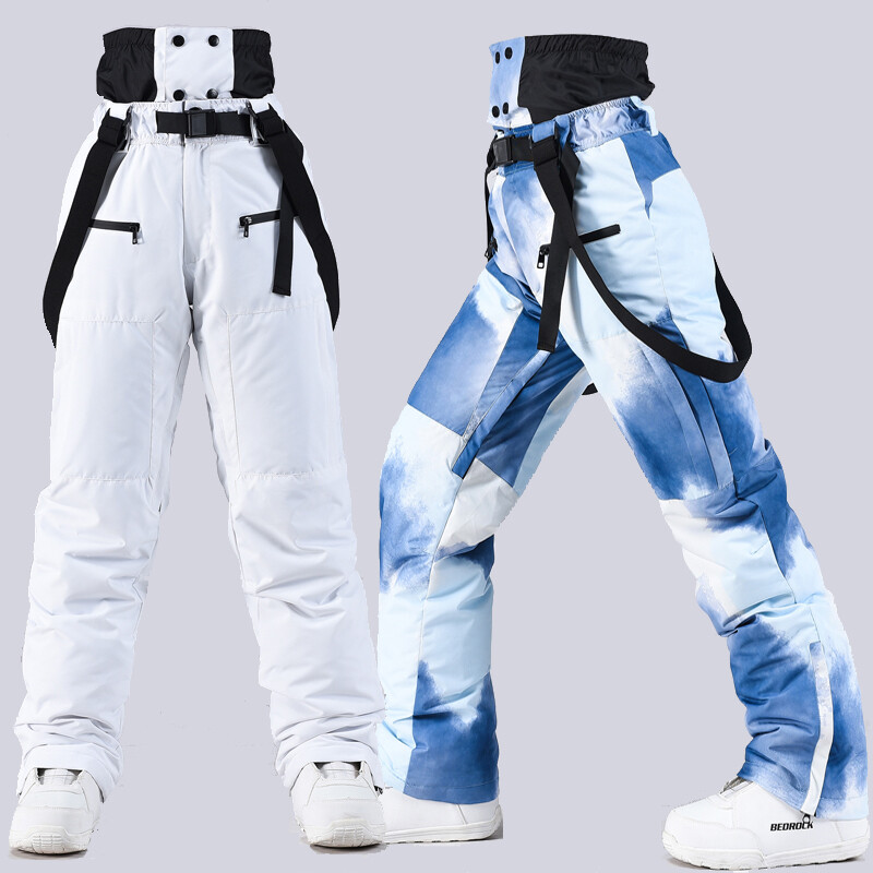 Férfi és női sínadrágok, Hónadrágok, Szélálló, Vízálló, Szuper meleg, Páros pánt, Szabadtéri sportok, Snow Mountain Costu