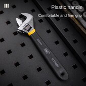 DELI reguliuojamas veržliaraktis Universalus veržliaraktis panardinamas plastikinis anglinis plienas Mechaninis dirbtuvės Rankinis remonto įrankiai Automobilinis dviračio raktas