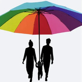 Πτυσσόμενη ομπρέλα Advanced Sense Sunshade Umbrella Double Breathable Rainbow Umbrella Rain and Sunshine Triple Folding Umbrella