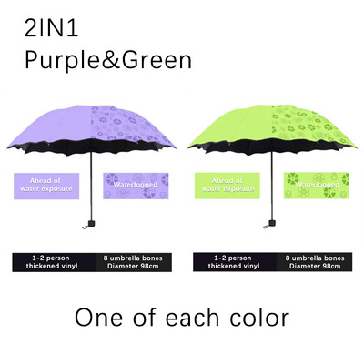 Moodne Rainbow vihmavari, kolme volditav vihmavari, pika käepidemega automaatne tuulekindel kokkupandav sirge vihmavari