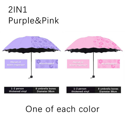 Moodne Rainbow vihmavari, kolme volditav vihmavari, pika käepidemega automaatne tuulekindel kokkupandav sirge vihmavari