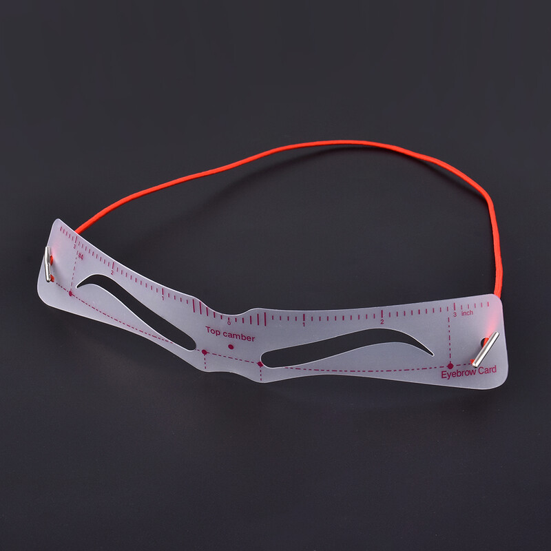 12 τμχ/Σετ Μονοκόμματο Σετ σχήματος φρυδιών Φορητή πλαστική κάρτα στένσιλ φρυδιών για γυναικεία τσίχλα Μοντέλο Εργαλείο σχεδίασης φρυδιών Μακιγιάζ