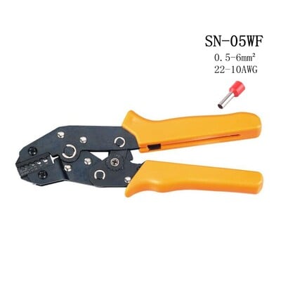 SN-06WF SN-06WFL SN-16WF SN-05WF SN-02WF2C SN-02WF SN-0725 SN-02B SN-2 7,5'' mini krimpovacie kliešte európskeho štýlu, ručný nástroj