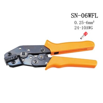 SN-06WF SN-06WFL SN-16WF SN-05WF SN-02WF2C SN-02WF SN-0725 SN-02B SN-2 7,5'' mini krimpovacie kliešte európskeho štýlu, ručný nástroj
