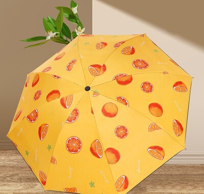 Umbrelă de călătorie pliabilă de vară Umbrelă portabilă ușoară Umbrele de soare și ploaie compacte Protecție UV pentru femei și bărbați