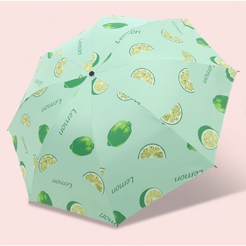 Umbrelă de călătorie pliabilă de vară Umbrelă portabilă ușoară Umbrele de soare și ploaie compacte Protecție UV pentru femei și bărbați