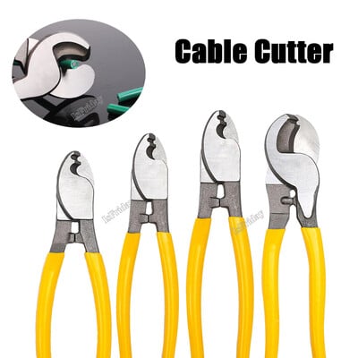 Εγχειρίδιο Insulated Cable Cutter Wire Stripper Electrician Shears Pins Scissors Cutting Tools 6/7/8/10 Inch Stranding Pliers