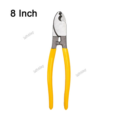 Cutter cablu izolat Dispozitiv de dezimbrare electrician foarfece clește foarfece unelte de tăiat manual 6/7/8/10 inch clește pentru șuruburi