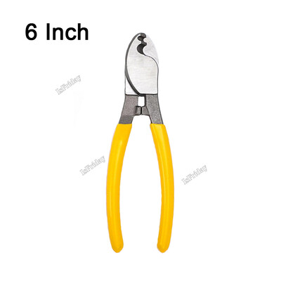 Cutter cablu izolat Dispozitiv de dezimbrare electrician foarfece clește foarfece unelte de tăiat manual 6/7/8/10 inch clește pentru șuruburi