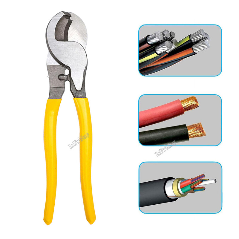 Cutter cablu izolat Dispozitiv de dezimbrare electrician foarfece clește foarfece unelte de tăiat manual 6/7/8/10 inch clește pentru șuruburi