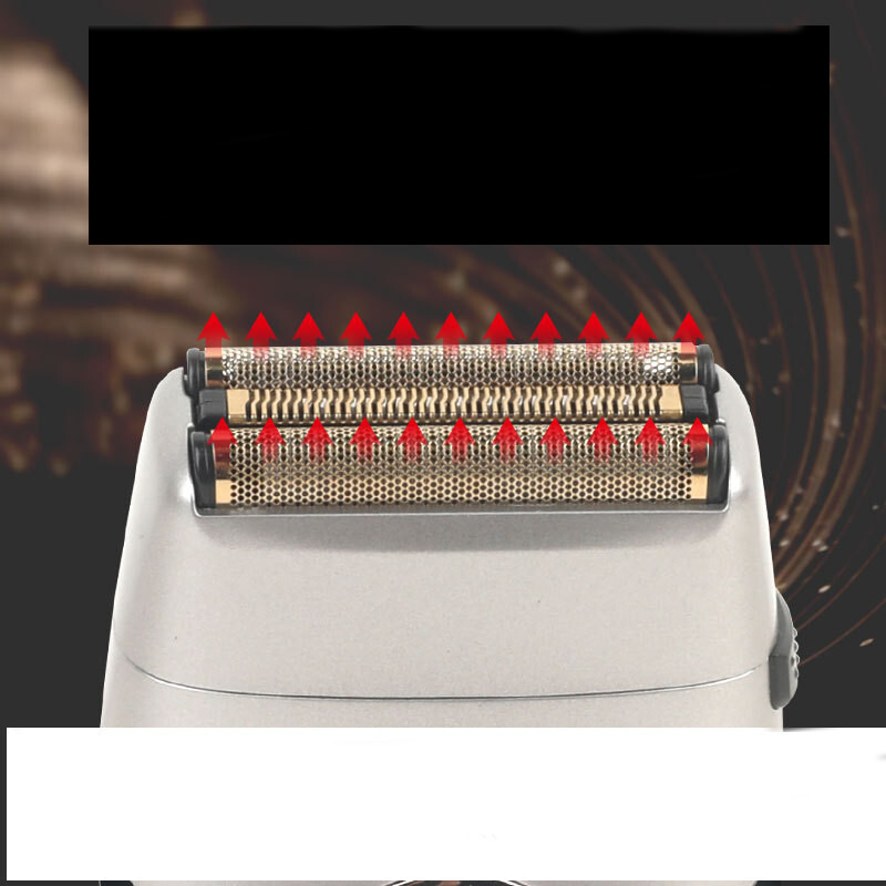 Nagykereskedelmi háztartási miniborotva, háromfejű elektromos dugattyús borotva Hordozható férfi többfunkciós borotva