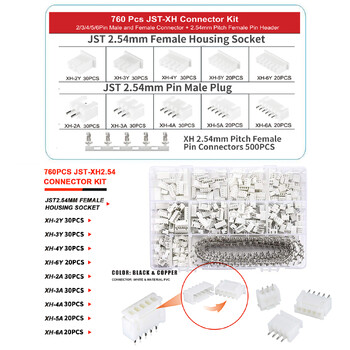 SN-01BM Κιτ πένσας πτύχωσης AWG 28-20 Εργαλείο πτύχωσης με καστάνια 2,54 mm Τερματικά Dupont 2,54 mm JST-XH Connectors Crimper Crimper Σετ