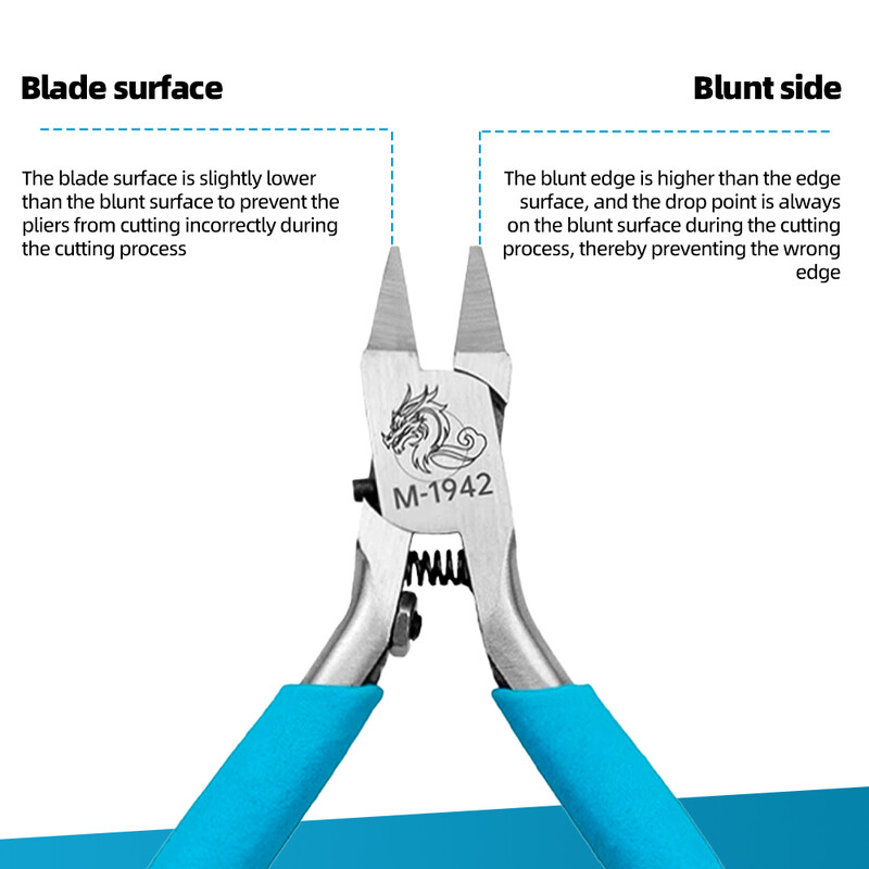 MJL M-1942 modeļa knaibles Īpaši plānas Gundam modeļu veidošanas rīki iesācējiem plastmasas modeļu remontam un labošanai