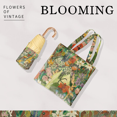 Kompakta izliekta āķa pārnēsājama franču eļļas glezna 5 reizes mazs zelta āķis UV izturīgs un lietus izturīgs saulessargs