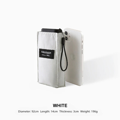 Parachase Mini Pocket Umbrella Rain Women Portable Travel Sun Umbrella Μικρή αντιανεμική ομπρέλα Anti UV Cute Umbrella UPF50+