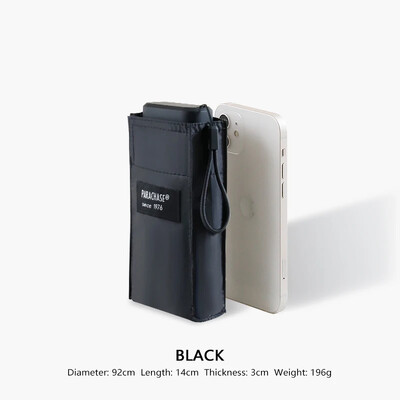 Parachase Mini Pocket Umbrella Rain Women Portable Travel Sun Umbrella Μικρή αντιανεμική ομπρέλα Anti UV Cute Umbrella UPF50+