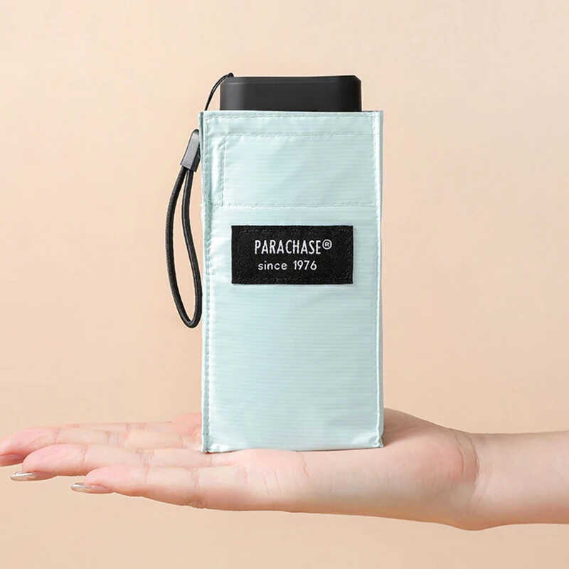 Parachase Mini Pocket Umbrella Rain Women Portable Travel Sun Umbrella Μικρή αντιανεμική ομπρέλα Anti UV Cute Umbrella UPF50+