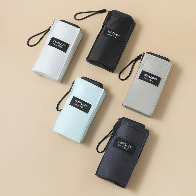 Parachase Mini Pocket Umbrella Rain Women Portable Travel Sun Umbrella Μικρή αντιανεμική ομπρέλα Anti UV Cute Umbrella UPF50+