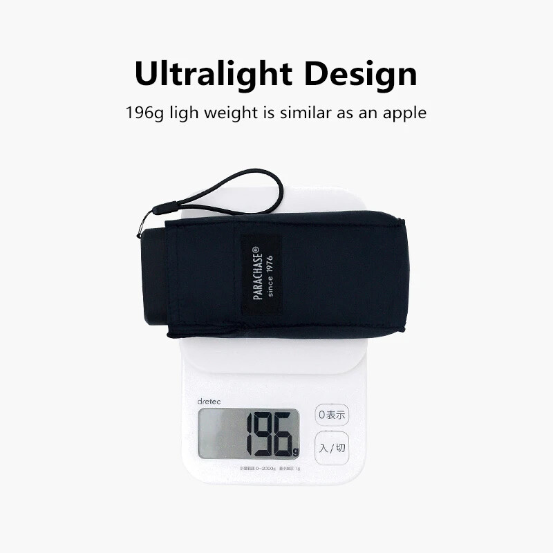 Parachase Mini Pocket Umbrella Rain Women Portable Travel Sun Umbrella Μικρή αντιανεμική ομπρέλα Anti UV Cute Umbrella UPF50+