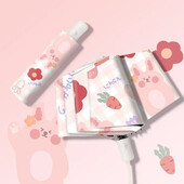 Πλήρως αυτόματο πτυσσόμενο αντηλιακό χαριτωμένο καρτούν ομπρέλα γυναικεία ομπρέλα ομπρέλα ηλίου