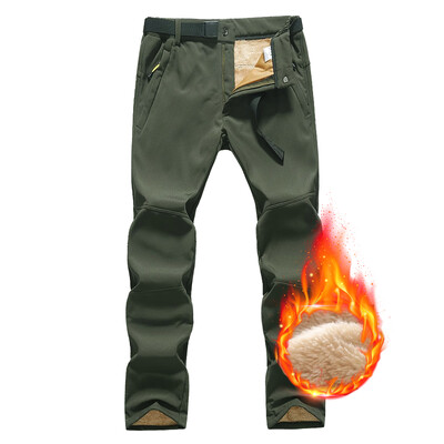 Ziemas slēpošanas bikses vīriešiem āra Augstas kvalitātes vēja necaurlaidīgas ūdensnecaurlaidīgas siltas sniega bikses āra vīriešiem snovborda pārgājienu bikses