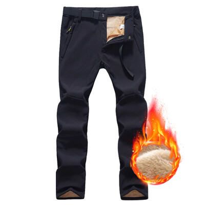 Ziemas slēpošanas bikses vīriešiem āra Augstas kvalitātes vēja necaurlaidīgas ūdensnecaurlaidīgas siltas sniega bikses āra vīriešiem snovborda pārgājienu bikses