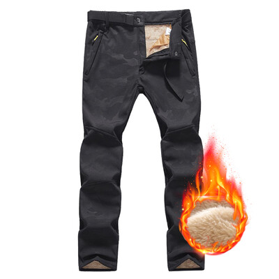 Ziemas slēpošanas bikses vīriešiem āra Augstas kvalitātes vēja necaurlaidīgas ūdensnecaurlaidīgas siltas sniega bikses āra vīriešiem snovborda pārgājienu bikses