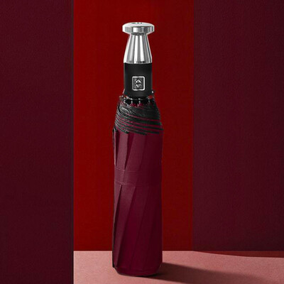 115cm μεγάλο αυτόματο αντιανεμικό σκίαστρο πτυσσόμενη ηλιόλουστη ομπρέλα 3 διπλή ομπρέλα 10 οστέινη φορητή συμπαγής ομπρέλα