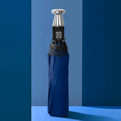 115cm μεγάλο αυτόματο αντιανεμικό σκίαστρο πτυσσόμενη ηλιόλουστη ομπρέλα 3 διπλή ομπρέλα 10 οστέινη φορητή συμπαγής ομπρέλα