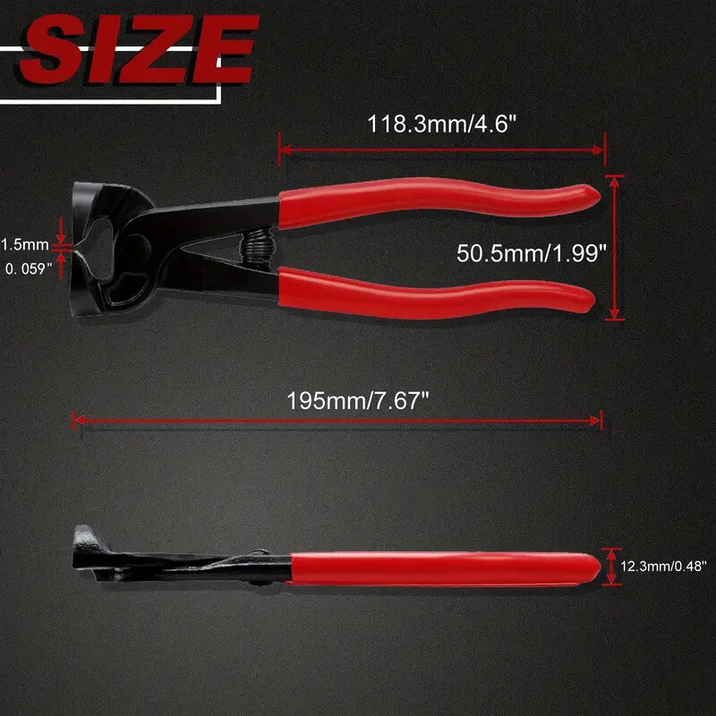 1 gab flīžu knaibles 8 collu mozaīkas griezējs knaibles flīžu knaibles griešanas instrumenti keramikas flīžu griezējs porcelāna stikla spogulim