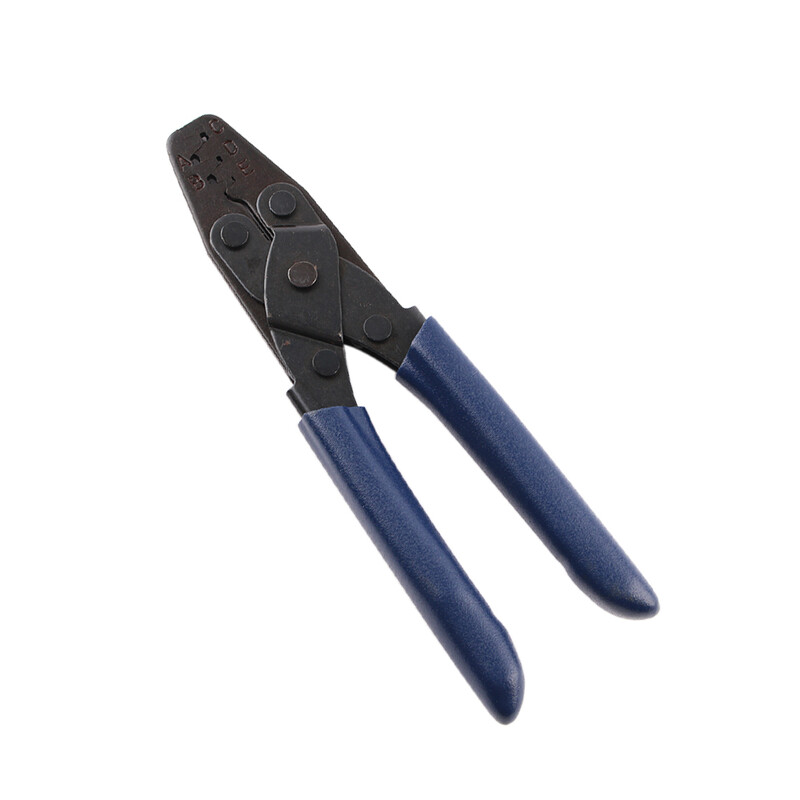 Automobiļu gofrētājknaibles vadu instalācijas spailes Gofrēšanas knaibles DR-1 atvērtai stobrai 10-22 AWG 1,25/2,0/2,45 mm2 gofrēšanas instrumentam