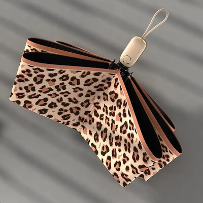 Olycat Unique Graffiti Automatic Black Glue Γυναικεία Mini Umbrella Sunshade Pocket Umbrella Anti-uv Rain