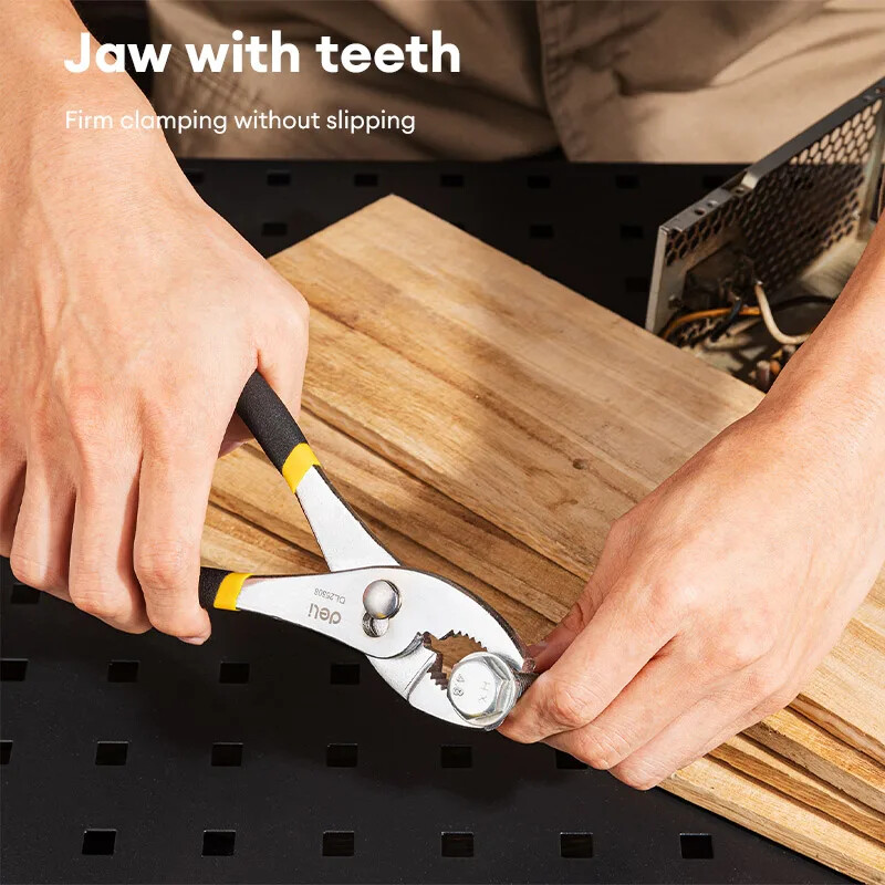 Clește pentru îmbinare cu alunecare de 6/8/10 inci Instrumente industriale multifuncționale Clește pentru coadă de pește Clește portabil reglabil pentru muncitori