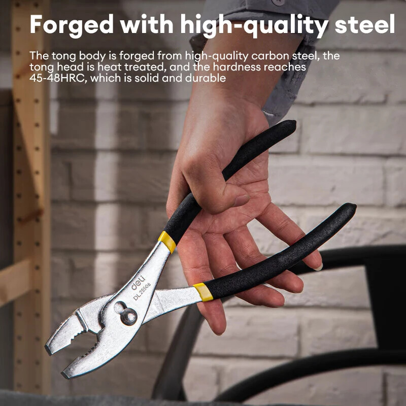 Clește pentru îmbinare cu alunecare de 6/8/10 inci Instrumente industriale multifuncționale Clește pentru coadă de pește Clește portabil reglabil pentru muncitori