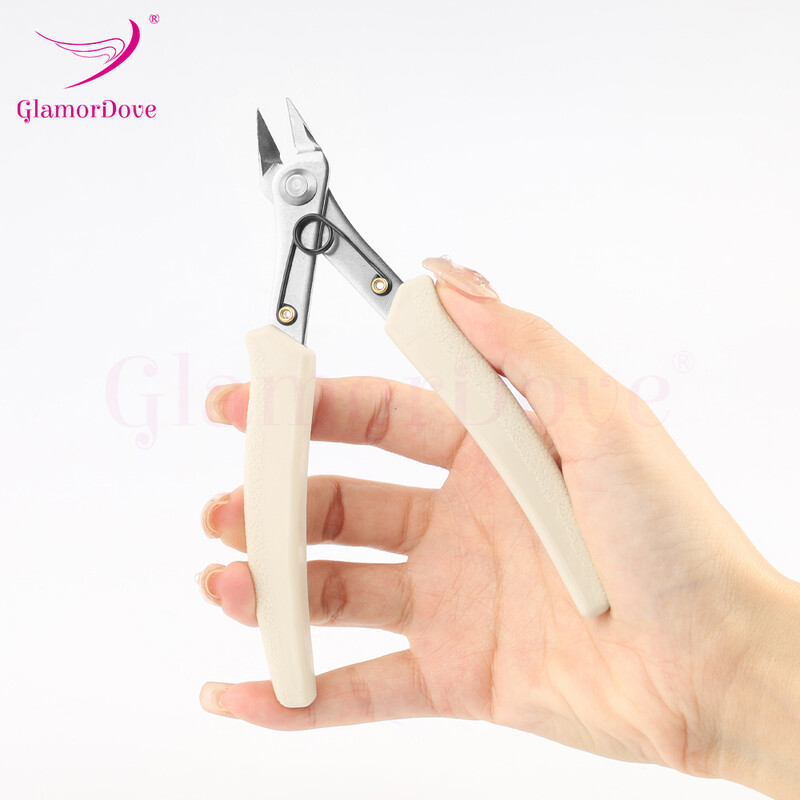 GlamourDove diagonālās knaibles griešanas knaibles Keratīna savienojuma griešanas knaibles matu pagarināšanas instrumentam Daudzfunkciju parūku knaibles