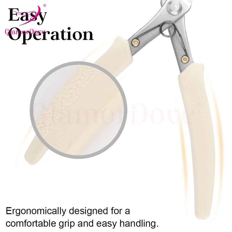 GlamourDove diagonālās knaibles griešanas knaibles Keratīna savienojuma griešanas knaibles matu pagarināšanas instrumentam Daudzfunkciju parūku knaibles