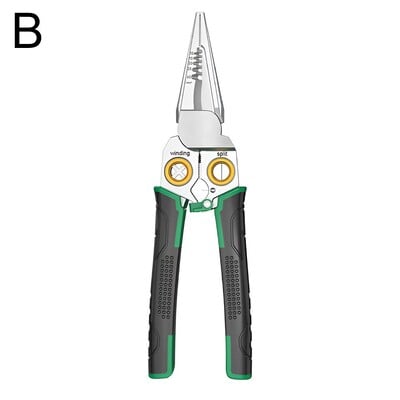 8/7 viename laidų nuplėšimo replės Daugiafunkcis elektrikas Kabelių nuėmiklis Pjovimas Skaldymas Taisymas Rankiniai įrankiai Replės