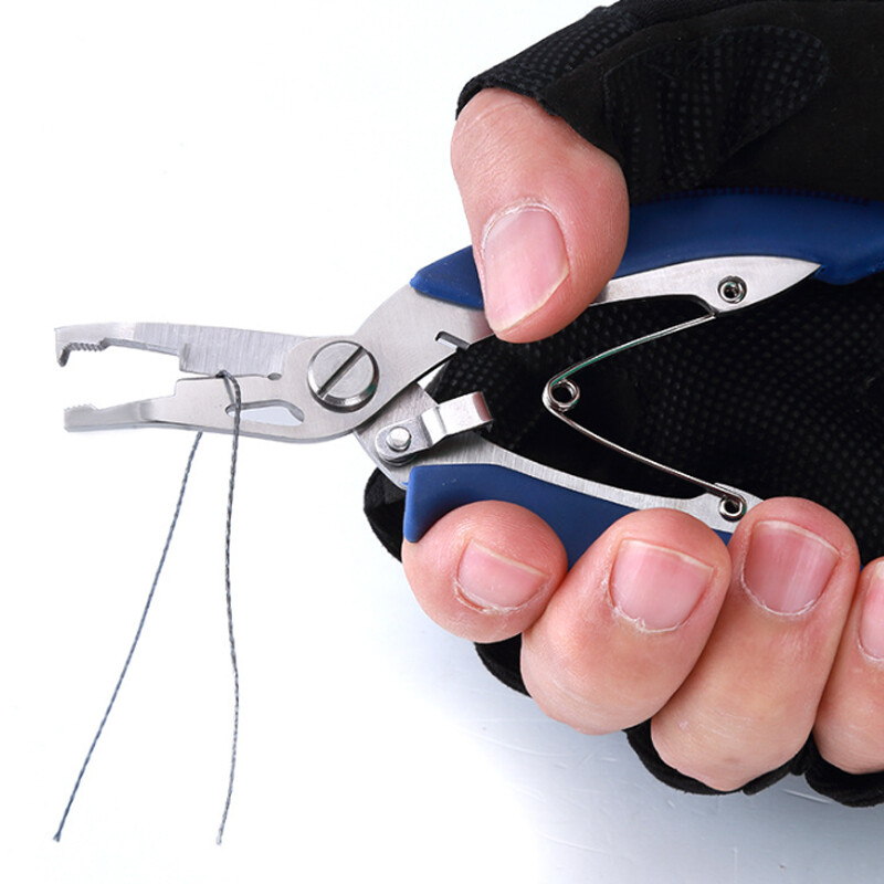 Νέα πολυλειτουργική πένσα ψαρέματος ψαλίδι ψαρέματος από ανοξείδωτο ατσάλι για λαβίδες ψαρέματος με αγκίστρια κοπής Lure Line