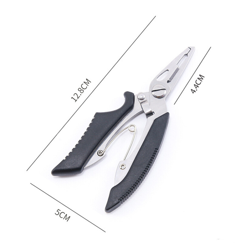 Νέα πολυλειτουργική πένσα ψαρέματος ψαλίδι ψαρέματος από ανοξείδωτο ατσάλι για λαβίδες ψαρέματος με αγκίστρια κοπής Lure Line