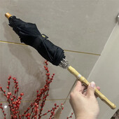 Fekete Knotbow esernyő Hollow Out napernyő Otthon Hordozható, gyönyörű esküvői dekoráció Lolita esernyő