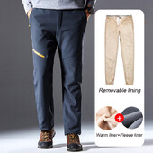 Slidinėjimo kelnės vyrams ir moterims žieminės lauko vėjui ir vandeniui atsparios snieglentės snieglenčių vilnos storos šiltos žygio kelnės prekės ženklas