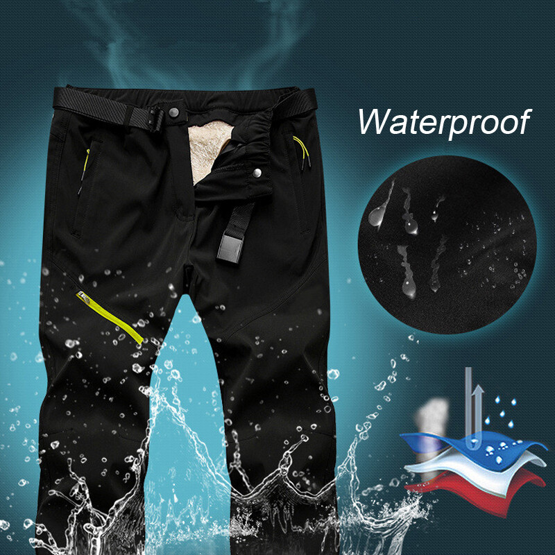 Slidinėjimo kelnės vyrams ir moterims žieminės lauko vėjui ir vandeniui atsparios snieglentės snieglenčių vilnos storos šiltos žygio kelnės prekės ženklas