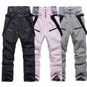 Naujos Unisex slidinėjimo kelnės, atsparios vėjui, vandeniui atsparios snieglenčių dėvėjimui, žiemai lauke šiltos sniego sportinės kelnės vyriškos, moteriškos slidinėjimo kelnės