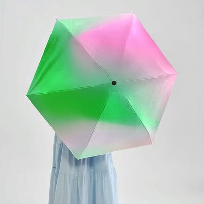 Zebra Mini sklopivi kišobran tip putne kartice lagani prijenosni kompaktni suncobran UV zaštita jednostavan za žene i muškarce