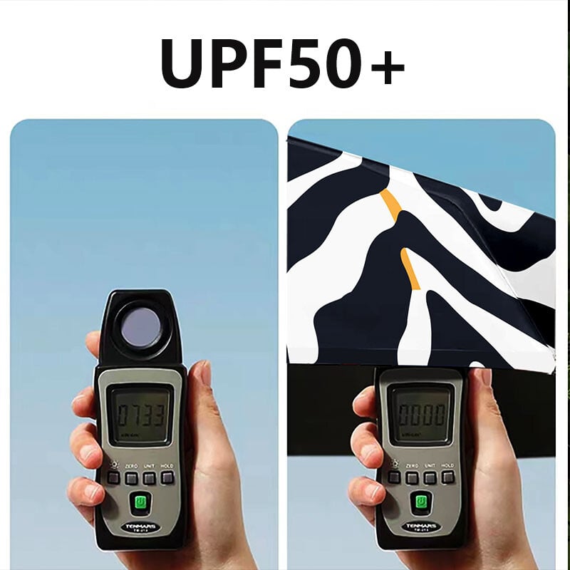 Zebra Mini sklopivi kišobran tip putne kartice lagani prijenosni kompaktni suncobran UV zaštita jednostavan za žene i muškarce