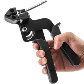 Kabelių surišimo pistoletas, nerūdijančio plieno užtrauktuko raištelio tvirtinimo įrankis, kabelio raištelio tvirtinimas ir iškirpimas nailoninėms plastikinėms plieninėms kabelių raištėms