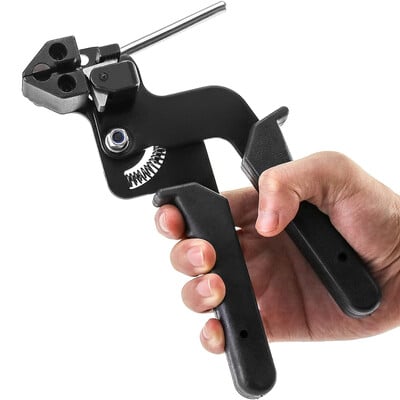 Kabelių surišimo pistoletas, nerūdijančio plieno užtrauktuko raištelio tvirtinimo įrankis, kabelio raištelio tvirtinimas ir iškirpimas nailoninėms plastikinėms plieninėms kabelių raištėms